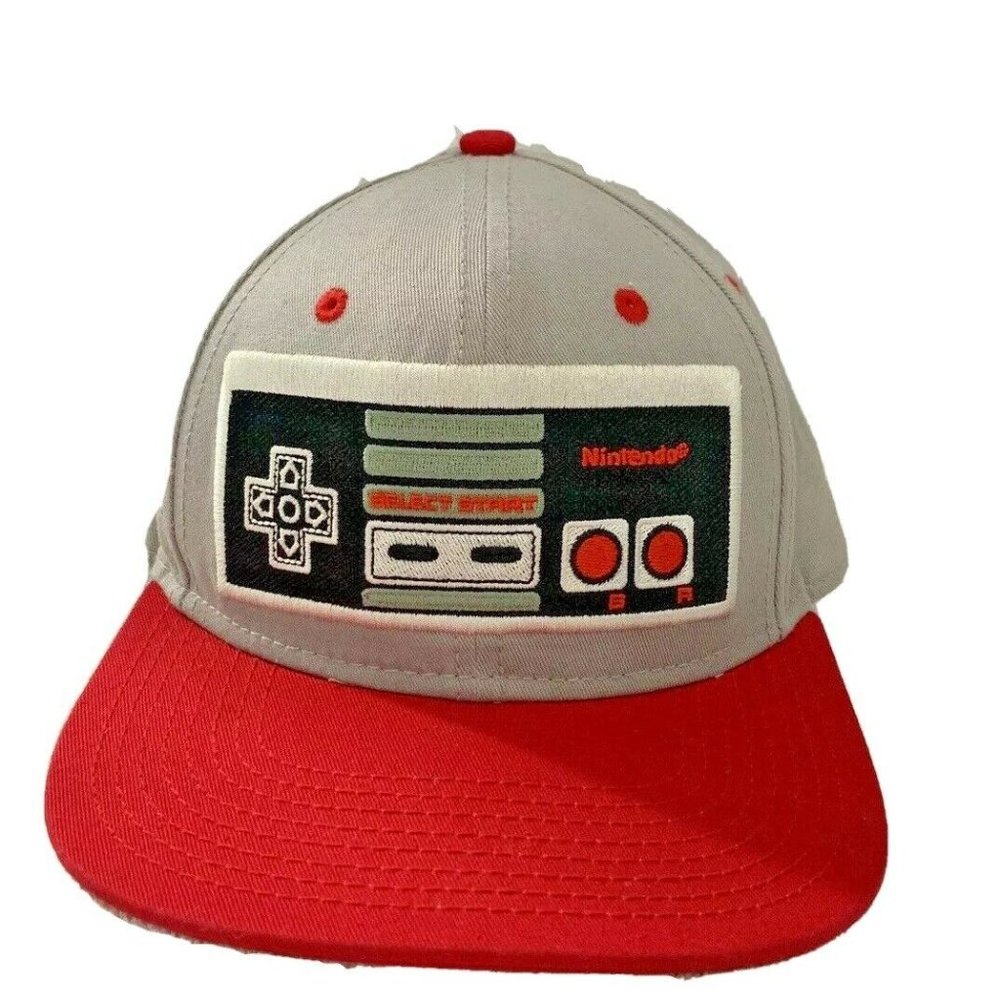 Nintendo NES Controller Snapback Baseball Hat Cap